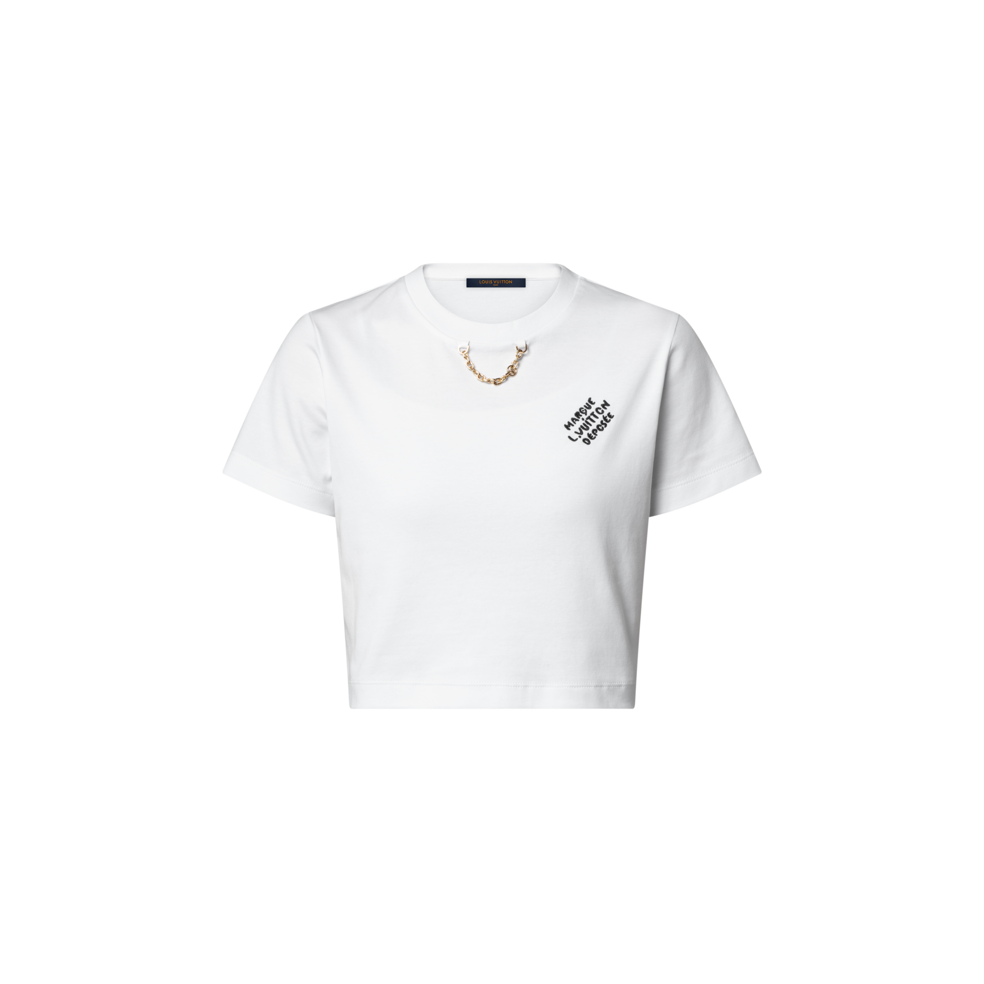 Embroidered Signature T-Shirt - Ready-to-Wear | LOUIS VUITTON